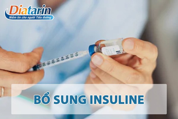 Bổ sung Insuline cho người nhiễm toan Ceton đái tháo đường